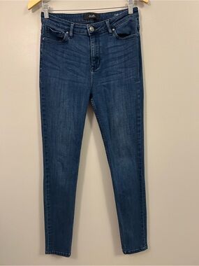 Dish High-Rise Dark Blue Skinny Jeans for Women Size 29 x 31